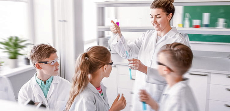 В нашей школе прошли уроки химии с элементами шоу